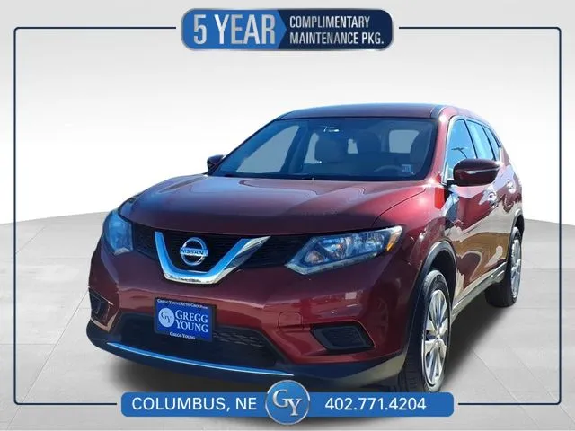 Red 2015 Nissan Rogue S for sale in Columbus, NE