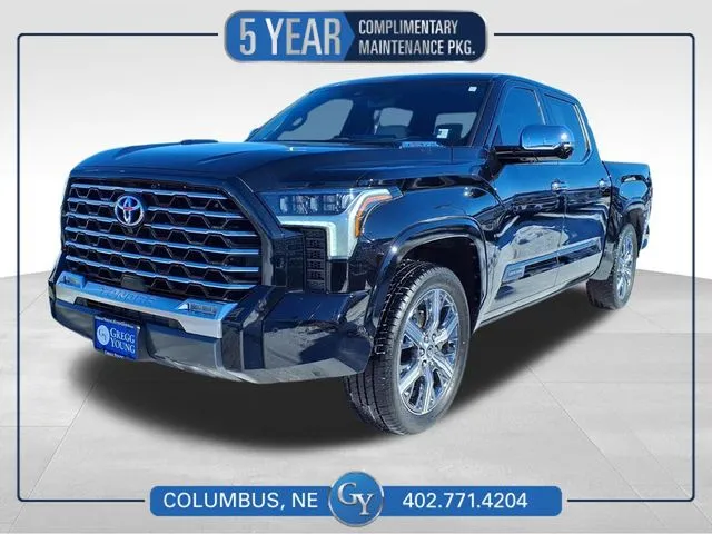 Black 2023 Toyota Tundra Hybrid Capstone for sale in Columbus, NE