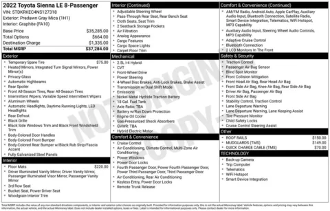 Photos of 2022 Toyota Sienna LE for sale in Columbus, NE at Gregg Young Toyota of Columbus