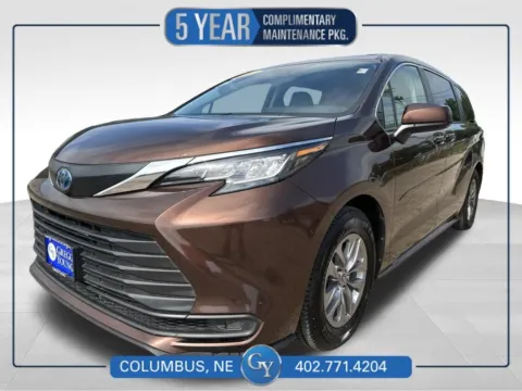 Brown 2022 Toyota Sienna LE for sale in Columbus, NE