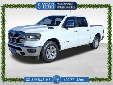 White 2021 Ram 1500 Laramie for sale in Columbus, NE
