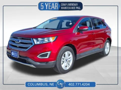 Red 2018 Ford Edge SEL for sale in Columbus, NE