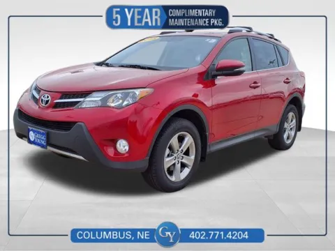 Red 2015 Toyota RAV4 XLE for sale in Columbus, NE
