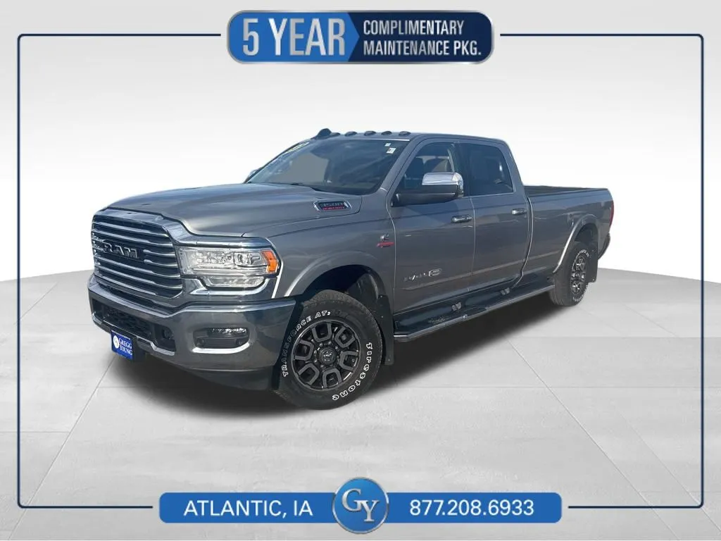Silver 2022 Ram 3500 Laramie Longhorn for sale in Atlantic, IA