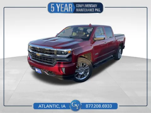 Red 2018 Chevrolet Silverado 1500 High Country for sale in Atlantic, IA
