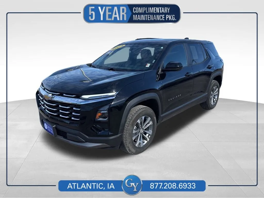 Black 2025 Chevrolet Equinox LT for sale in Atlantic, IA