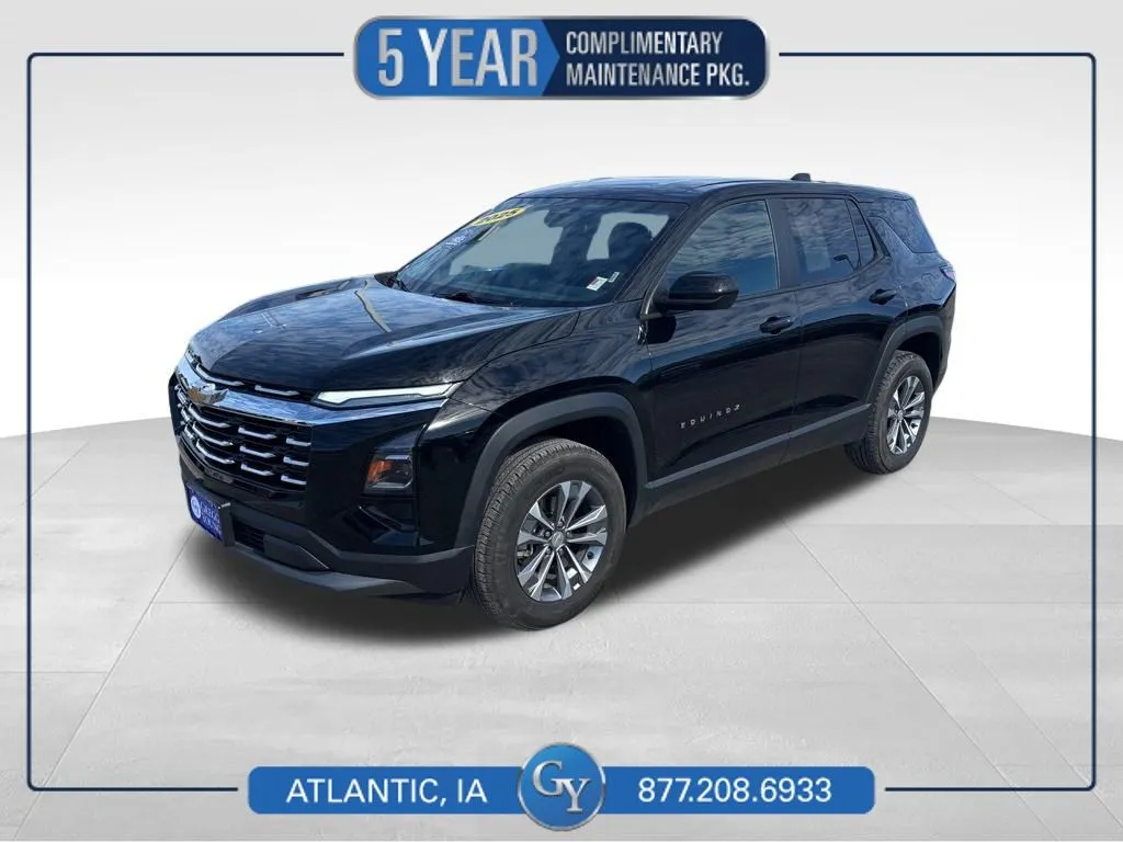 Black 2025 Chevrolet Equinox LT for sale in Atlantic, IA