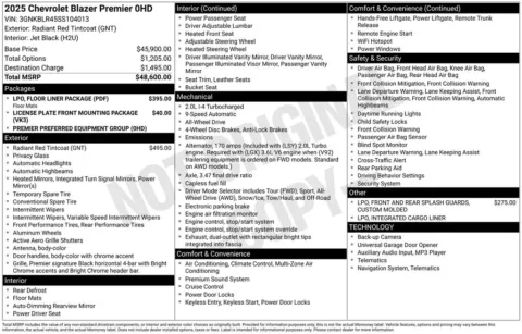 Photos of 2025 Chevrolet Blazer Premier for sale in Atlantic, IA at Gregg Young Automotive of Atlantic