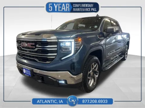 Blue 2024 GMC Sierra 1500 SLT for sale in Atlantic, IA