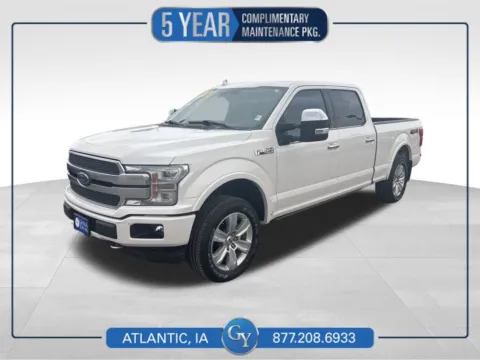 White 2018 Ford F-150 Platinum for sale in Atlantic, IA