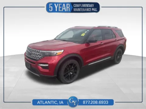 Red 2020 Ford Explorer Limited for sale in Atlantic, IA