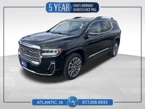Black 2021 GMC Acadia Denali for sale in Atlantic, IA