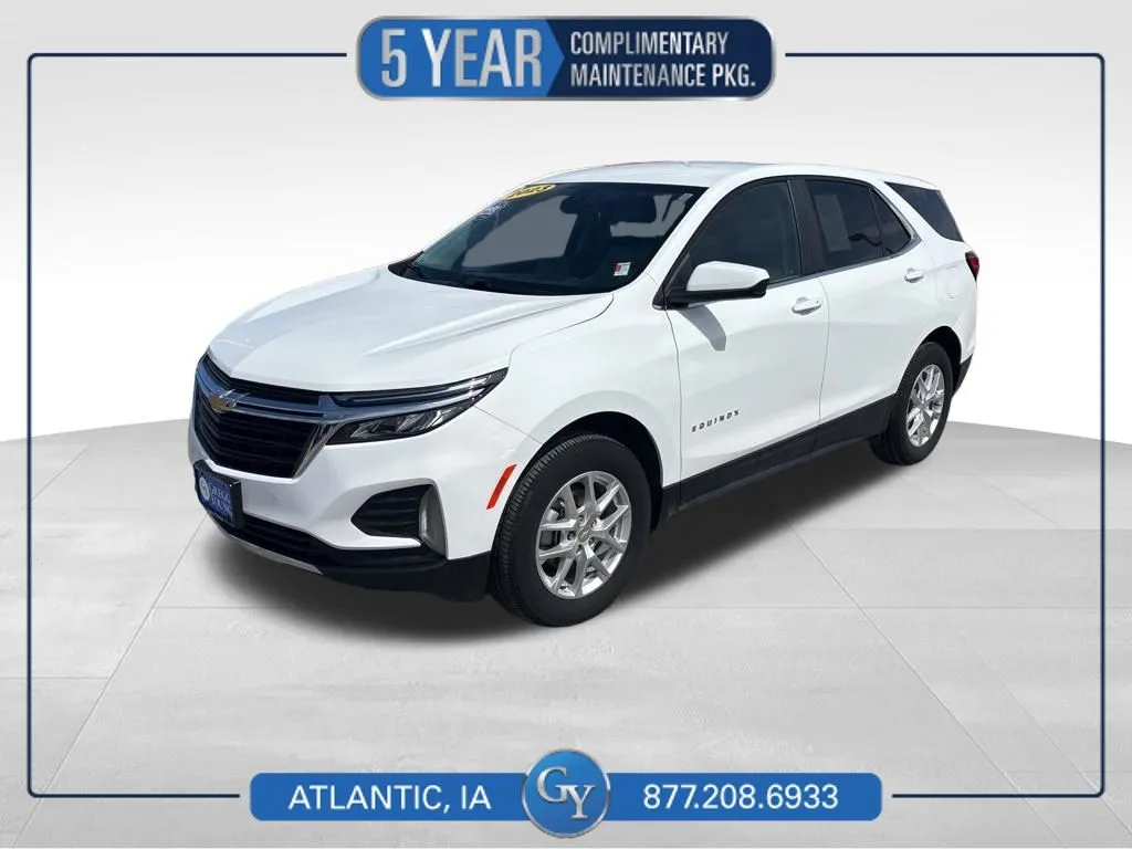 White 2023 Chevrolet Equinox LT for sale in Atlantic, IA