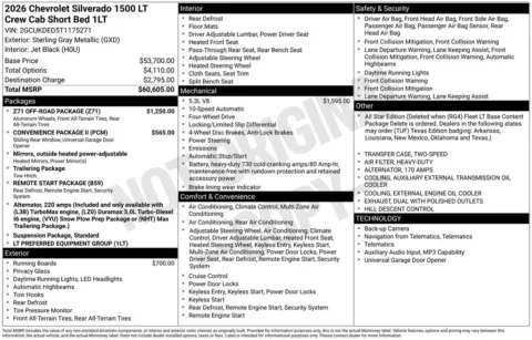 Photos of 2026 Chevrolet Silverado 1500 LT for sale in Atlantic, IA at Gregg Young Chevrolet GMC Atlantic