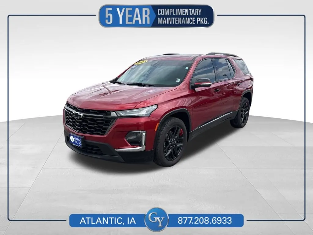 Red 2023 Chevrolet Traverse Premier for sale in Atlantic, IA