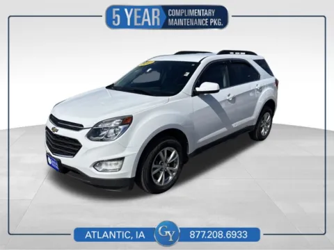 White 2017 Chevrolet Equinox LT for sale in Atlantic, IA