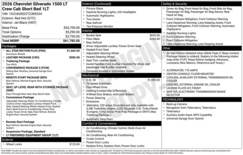 Photos of 2026 Chevrolet Silverado 1500 LT for sale in Atlantic, IA at Gregg Young Chevrolet GMC Atlantic