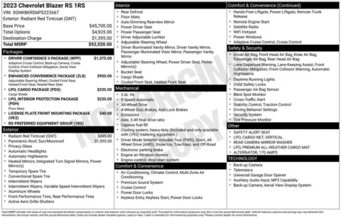 Photos of 2023 Chevrolet Blazer RS for sale in Atlantic, IA at Gregg Young Chevrolet GMC Atlantic