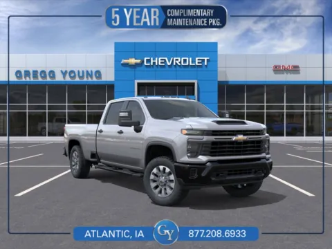 Gray 2026 Chevrolet Silverado 2500 HD Custom for sale in Atlantic, IA