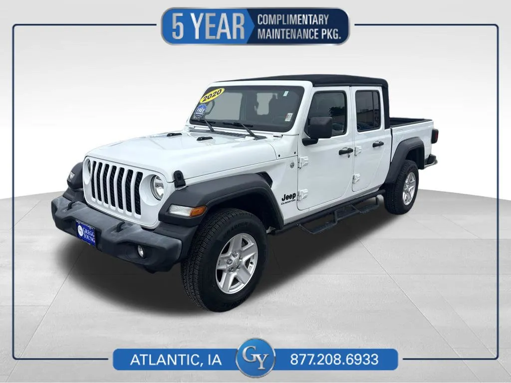 White 2020 Jeep Gladiator Sport for sale in Atlantic, IA