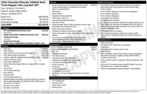 Photos of 2026 Chevrolet Silverado 2500 HD Work Truck for sale in Atlantic, IA at Gregg Young Chevrolet GMC Atlantic