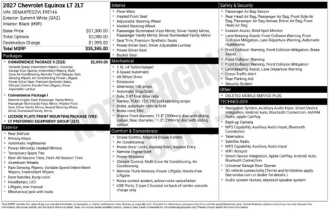 Another view of 2027 Chevrolet Equinox LT for sale in Atlantic, IA at Gregg Young Chevrolet GMC Atlantic