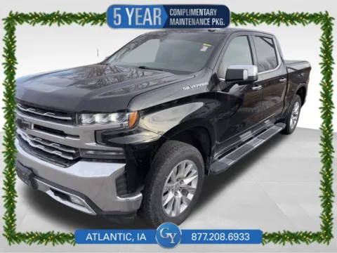 Black 2020 Chevrolet Silverado 1500 LTZ for sale in Atlantic, IA