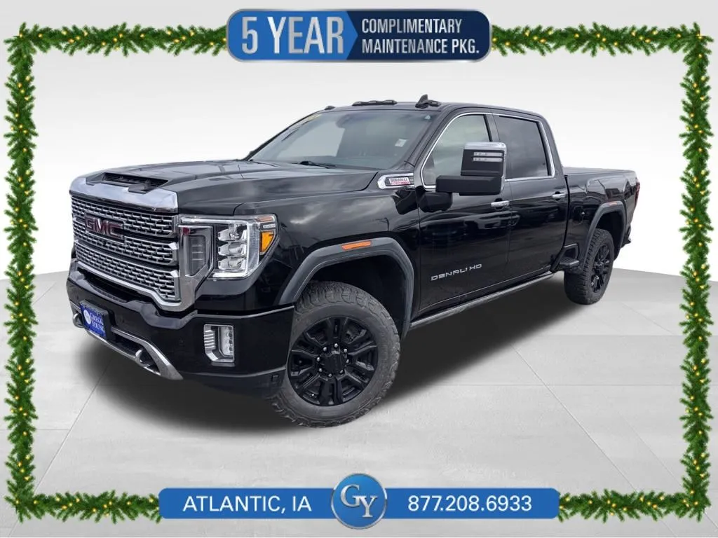 Black 2021 GMC Sierra 2500HD Denali for sale in Atlantic, IA