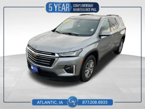 Gray 2023 Chevrolet Traverse LT for sale in Atlantic, IA