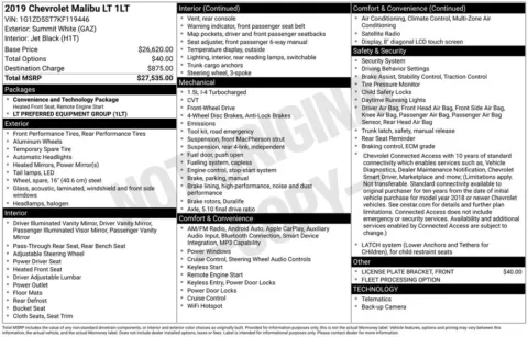 Photos of 2019 Chevrolet Malibu LT for sale in Atlantic, IA at Gregg Young Automotive of Atlantic