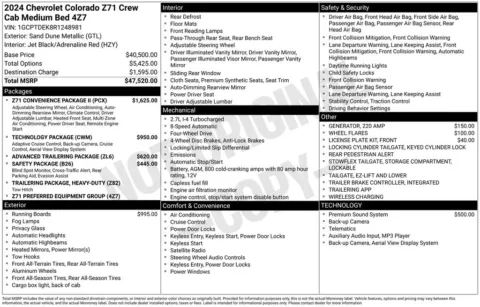 Photos of 2024 Chevrolet Colorado Z71 for sale in Atlantic, IA at Gregg Young Automotive of Atlantic