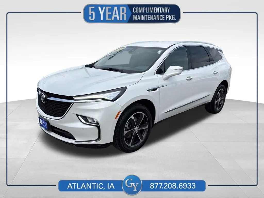 White 2022 Buick Enclave Essence for sale in Atlantic, IA