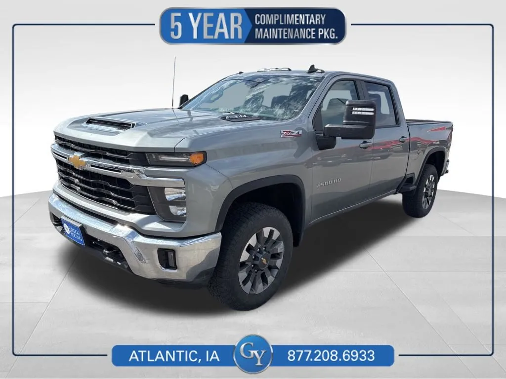Gray 2024 Chevrolet Silverado 2500HD LT for sale in Atlantic, IA