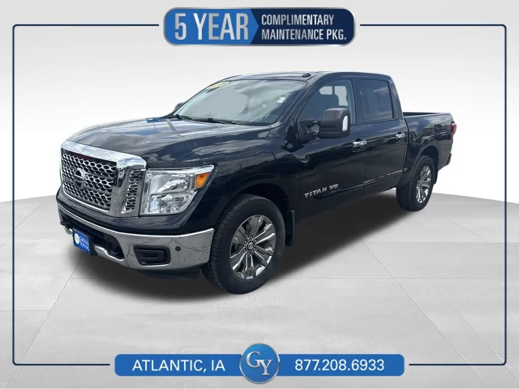 Black 2018 Nissan Titan SV for sale in Atlantic, IA