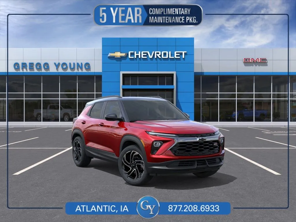 Red 2026 Chevrolet TrailBlazer RS for sale in Atlantic, IA