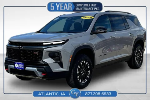 Gray 2026 Chevrolet Traverse Z71 for sale in Atlantic, IA