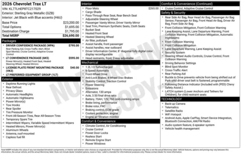 Photos of 2026 Chevrolet Trax LT for sale in Atlantic, IA at Gregg Young Chevrolet GMC Atlantic