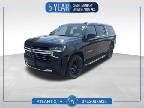 Black 2022 Chevrolet Suburban LT for sale in Atlantic, IA