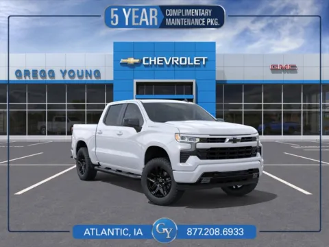 White 2026 Chevrolet Silverado 1500 RST for sale in Atlantic, IA