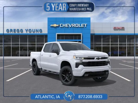 White 2026 Chevrolet Silverado 1500 RST for sale in Atlantic, IA
