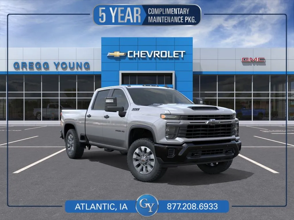Gray 2026 Chevrolet Silverado 2500 HD Custom for sale in Atlantic, IA