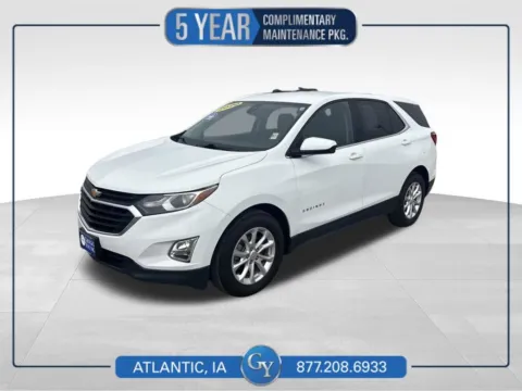 White 2020 Chevrolet Equinox LT for sale in Atlantic, IA