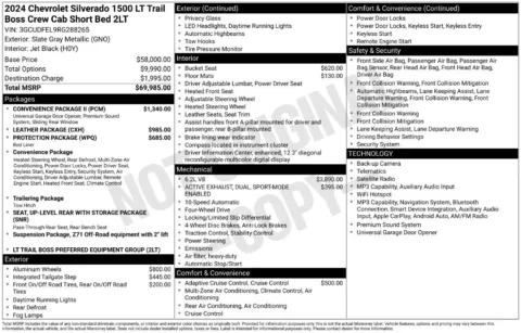 Photos of 2024 Chevrolet Silverado 1500 LT Trail Boss for sale in Atlantic, IA at Gregg Young Chevrolet GMC Atlantic