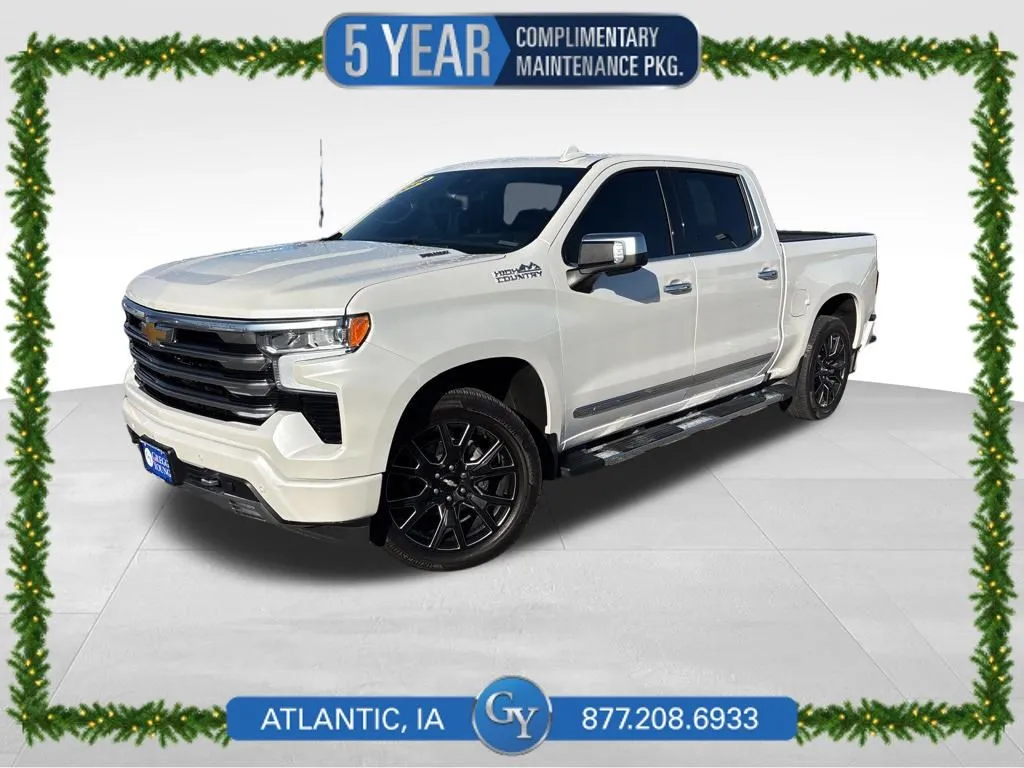White 2024 Chevrolet Silverado 1500 High Country for sale in Atlantic, IA