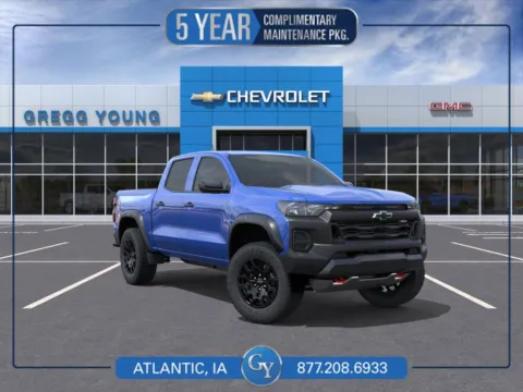 Blue 2026 Chevrolet Colorado Trail Boss for sale in Atlantic, IA