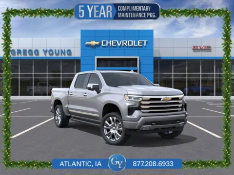 Gray 2026 Chevrolet Silverado 1500 High Country for sale in Atlantic, IA