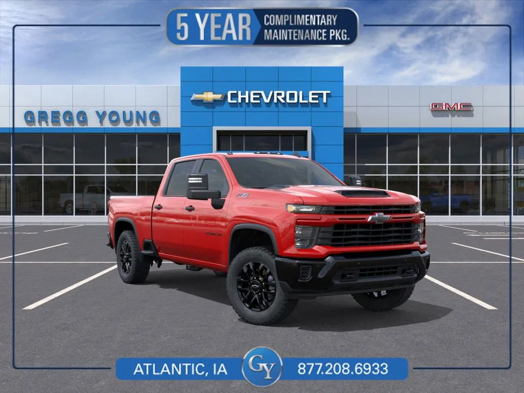 Red 2026 Chevrolet Silverado 2500HD Custom for sale in Atlantic, IA