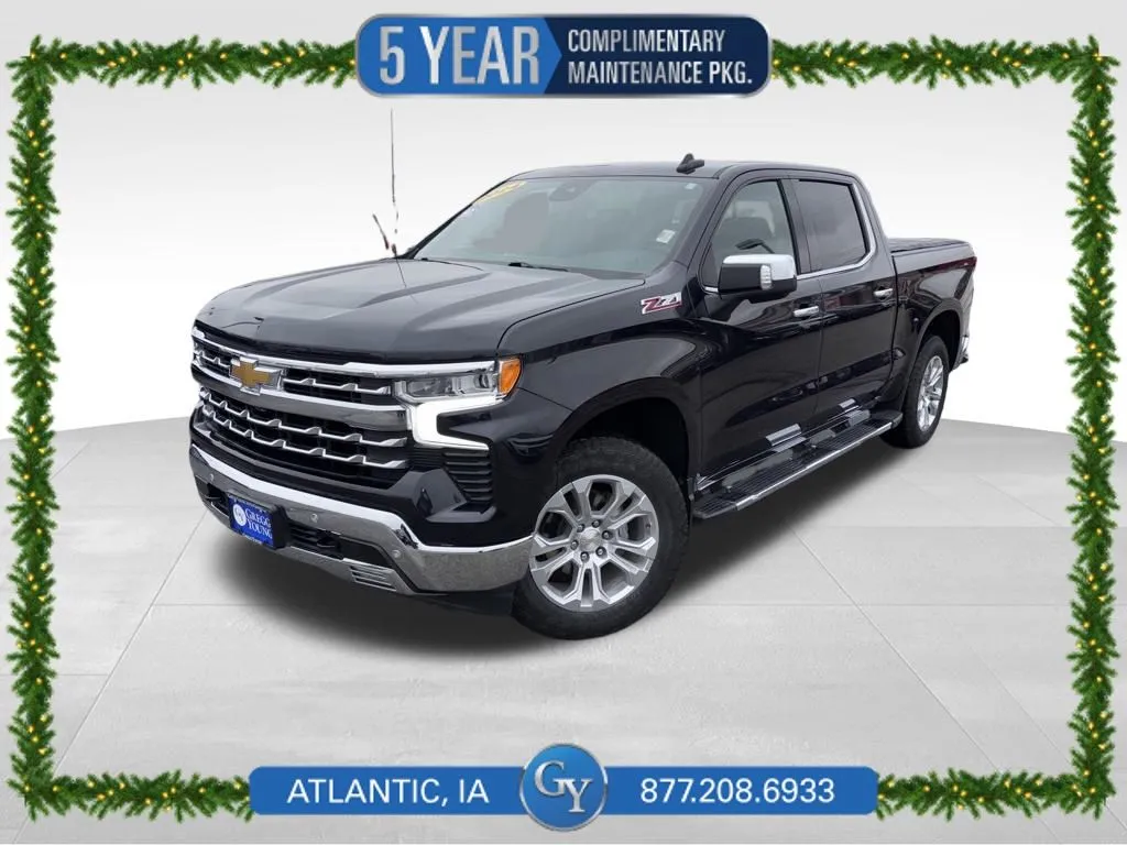 Gray 2024 Chevrolet Silverado 1500 LTZ for sale in Atlantic, IA