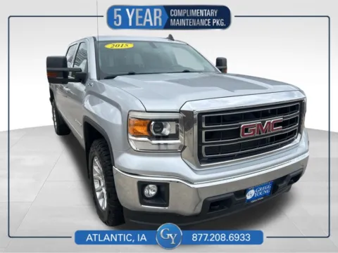 Silver 2015 GMC Sierra 1500 SLE for sale in Atlantic, IA