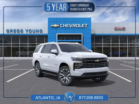 White 2026 Chevrolet Tahoe High Country for sale in Atlantic, IA